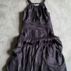 EUC Evan Picone Sz 8 shimmery black dress